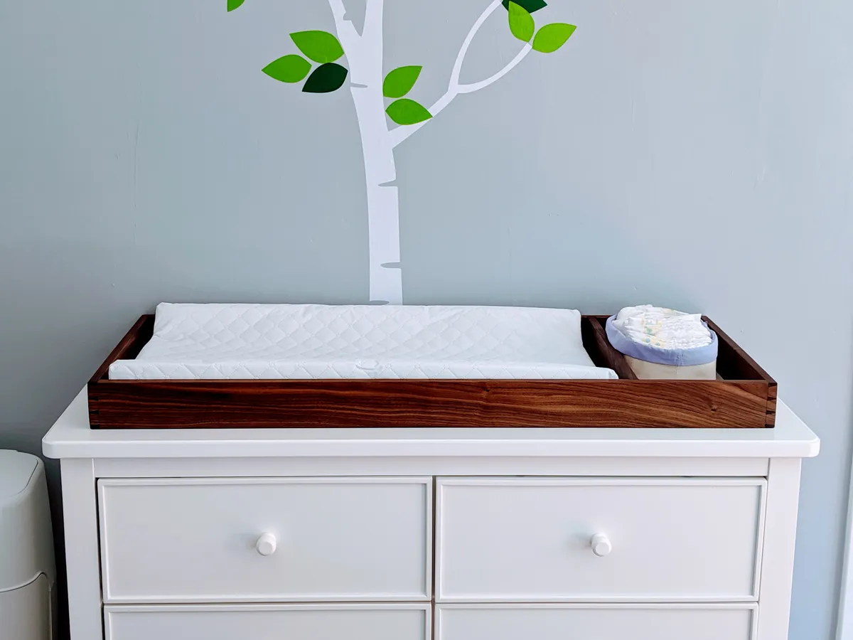Photo of Dovetailed changing table
